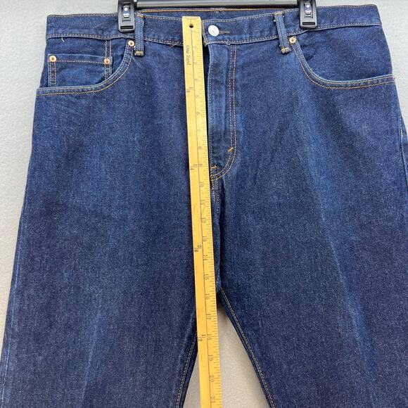 Levi's 517 Men's Bootcut Jeans Size W38 L30 Dark Denim Wash - Picture 10 of 12
